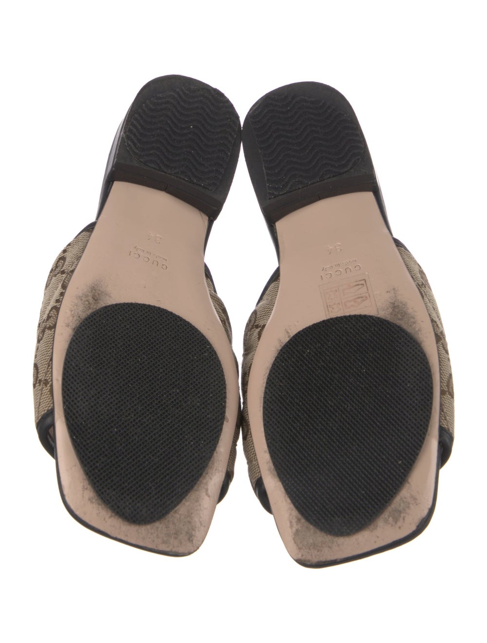 Gucci Canvas Slides Neutrals GG Canvas & Double G… - image 5