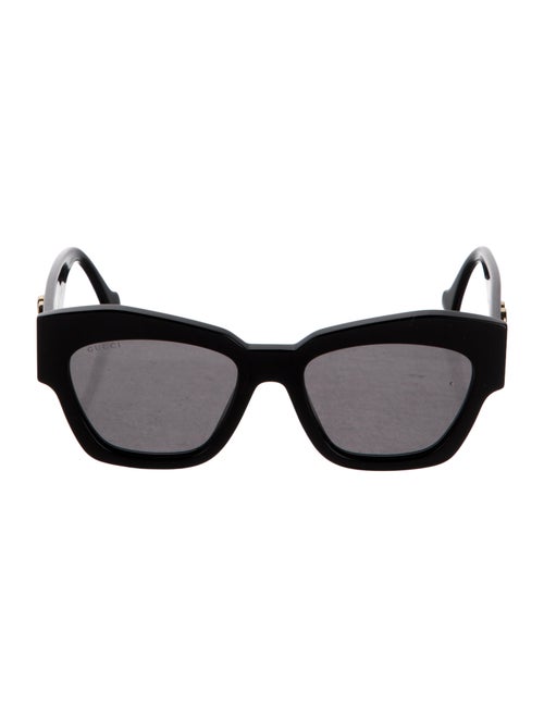 Gucci Running GG Logo Square Sunglasses
