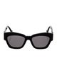 Gucci Running GG Logo Square Sunglasses