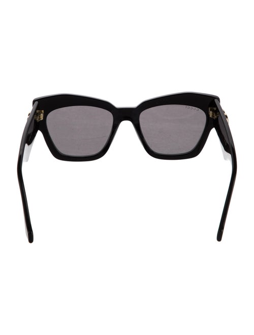 Gucci Running GG Logo Square Sunglasses