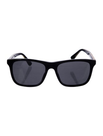 Gucci Web Accent Square Sunglasses
