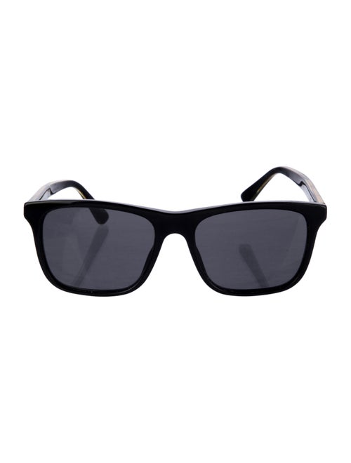 Gucci Web Accent Square Sunglasses
