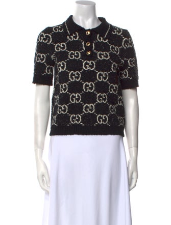 Gucci Printed Crew Neck Sweater