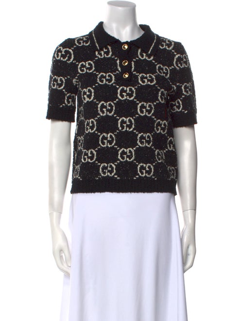 Gucci Printed Crew Neck Sweater