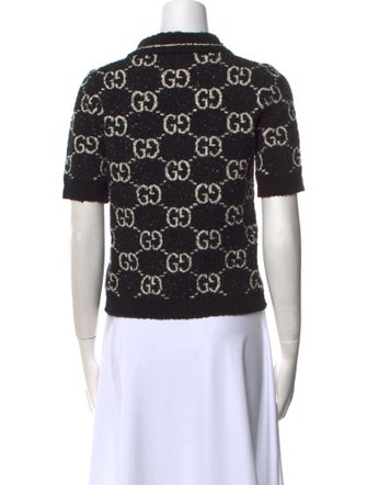 Gucci Printed Crew Neck Sweater