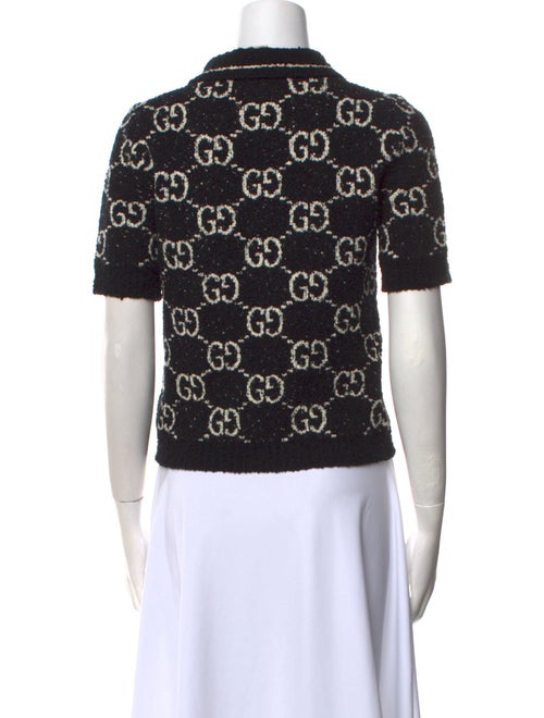 Gucci Printed Crew Neck Sweater