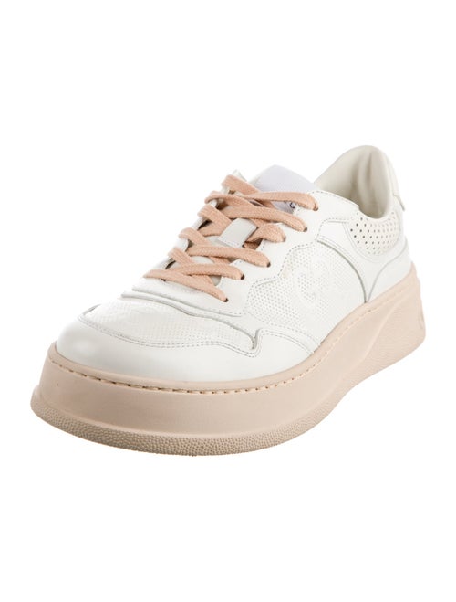 Gucci Interlocking G Logo Leather Sneakers