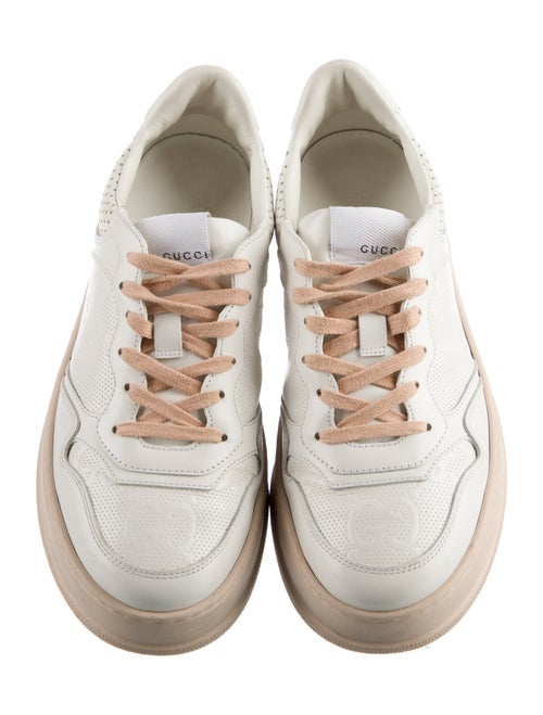 Gucci Interlocking G Logo Leather Sneakers