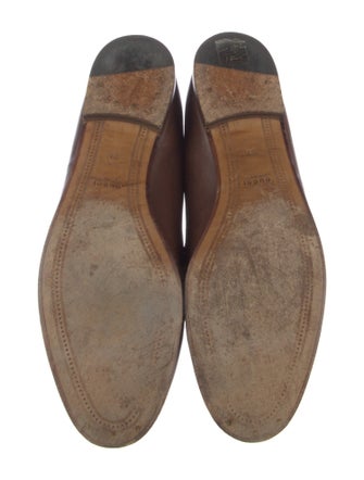 Gucci Horsebit Accent Leather Loafers