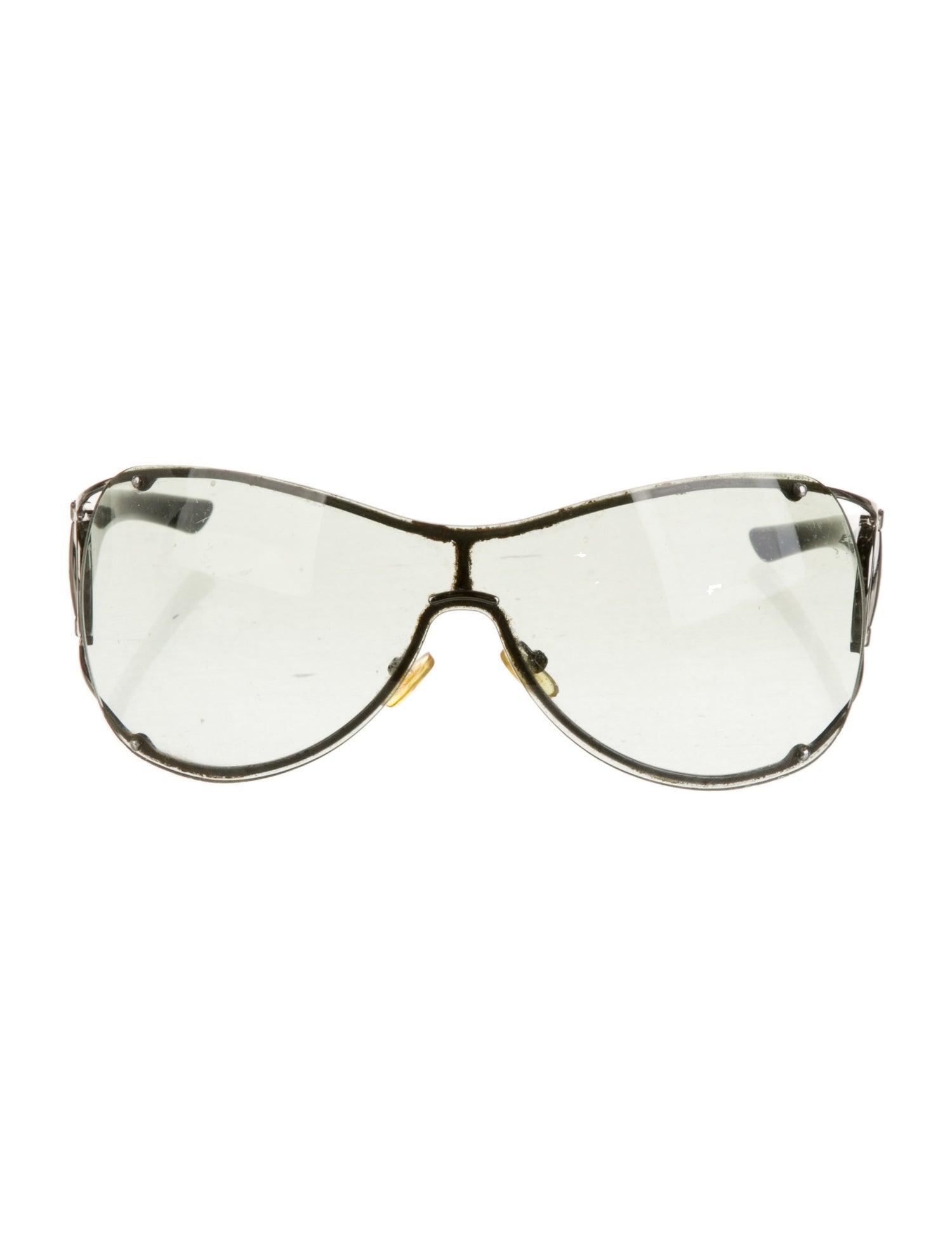 Gucci Horsebit Accent Shield Sunglasses