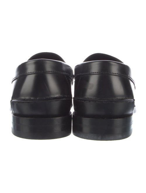 Gucci Interlocking G Logo Leather Loafers