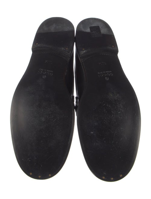 Gucci Interlocking G Logo Leather Loafers