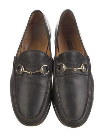 Gucci 1955 Horsebit Accent Leather Loafers