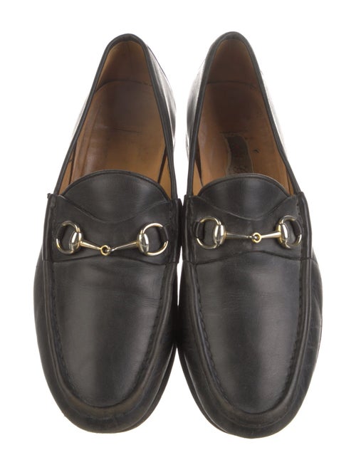 Gucci 1955 Horsebit Accent Leather Loafers