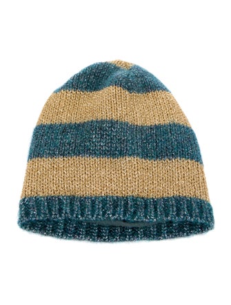 Gucci Pattern Print Mohair Blend Knit beanie