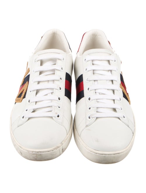 Gucci Sylvie Web Accent Leather Sneakers