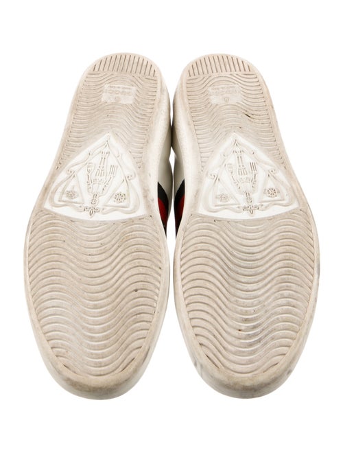 Gucci Sylvie Web Accent Leather Sneakers