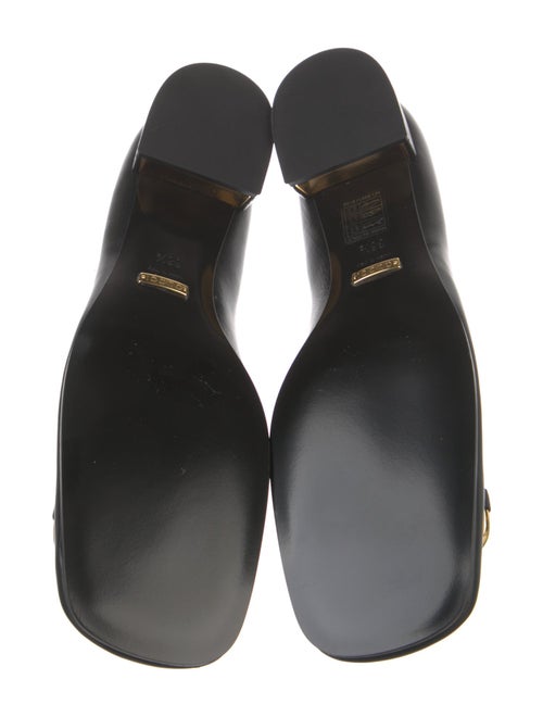 Gucci Horsebit Accent Leather Pumps