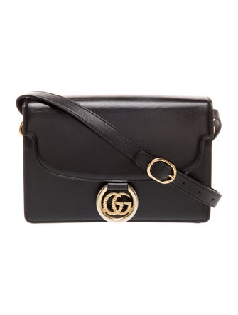 Gucci Double G GG ring torchon shoulder bag