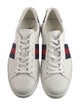 Gucci Web Accent Leather Sneakers