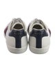 Gucci Web Accent Leather Sneakers