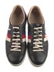 Gucci Sylvie Web Accent Leather Sneakers