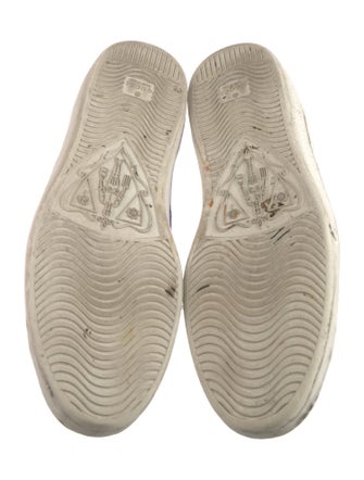 Gucci Sylvie Web Accent Leather Sneakers