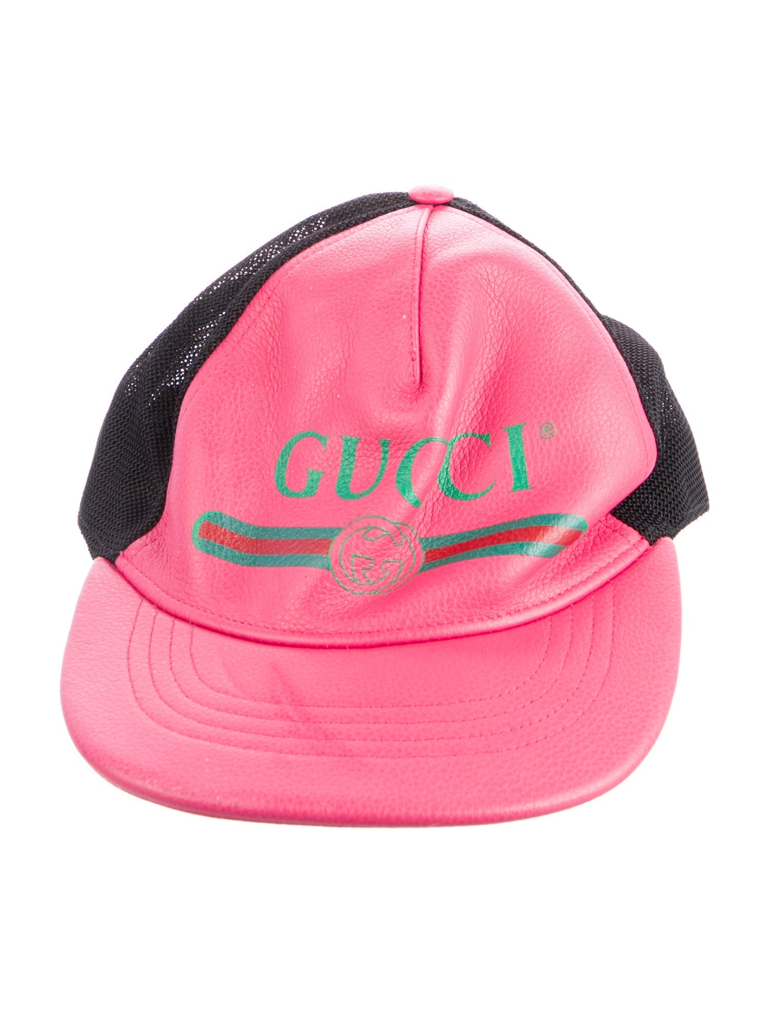 Gucci Gucci Leather Baseball Cap