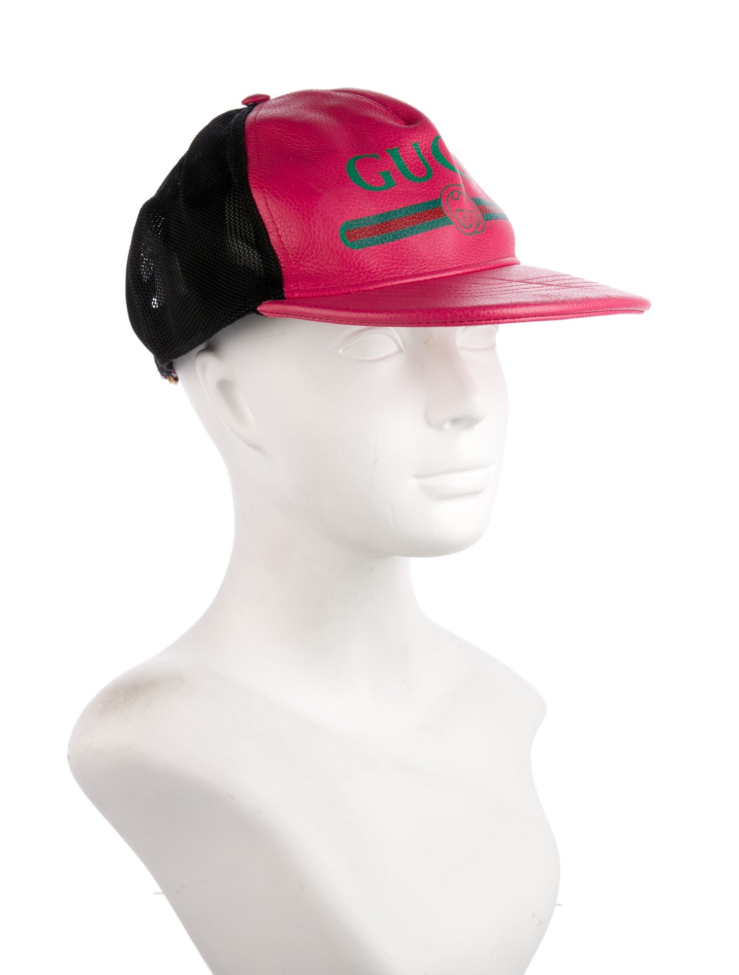 Gucci Gucci Leather Baseball Cap
