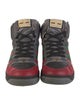 Gucci Web Accent Leather Sneakers