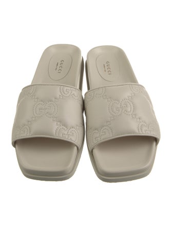 Gucci Leather Slides