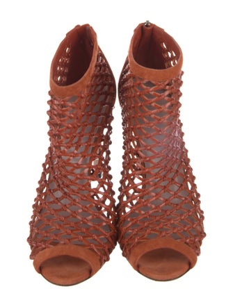 Gucci Leather Cutout Accent Sandals