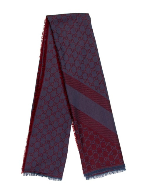 Gucci Wool GG Logo Shawl
