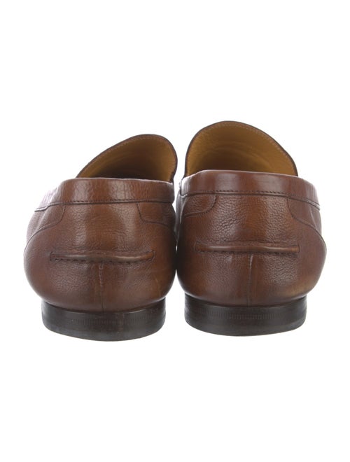 Gucci Horsebit Accent Leather Dress Loafers