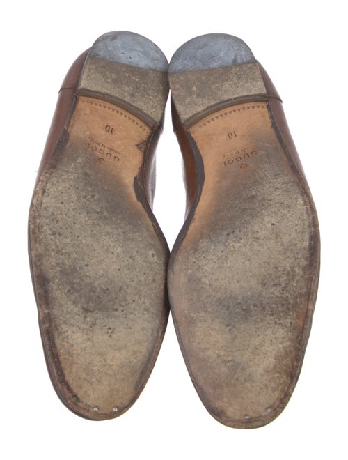 Gucci Horsebit Accent Leather Dress Loafers