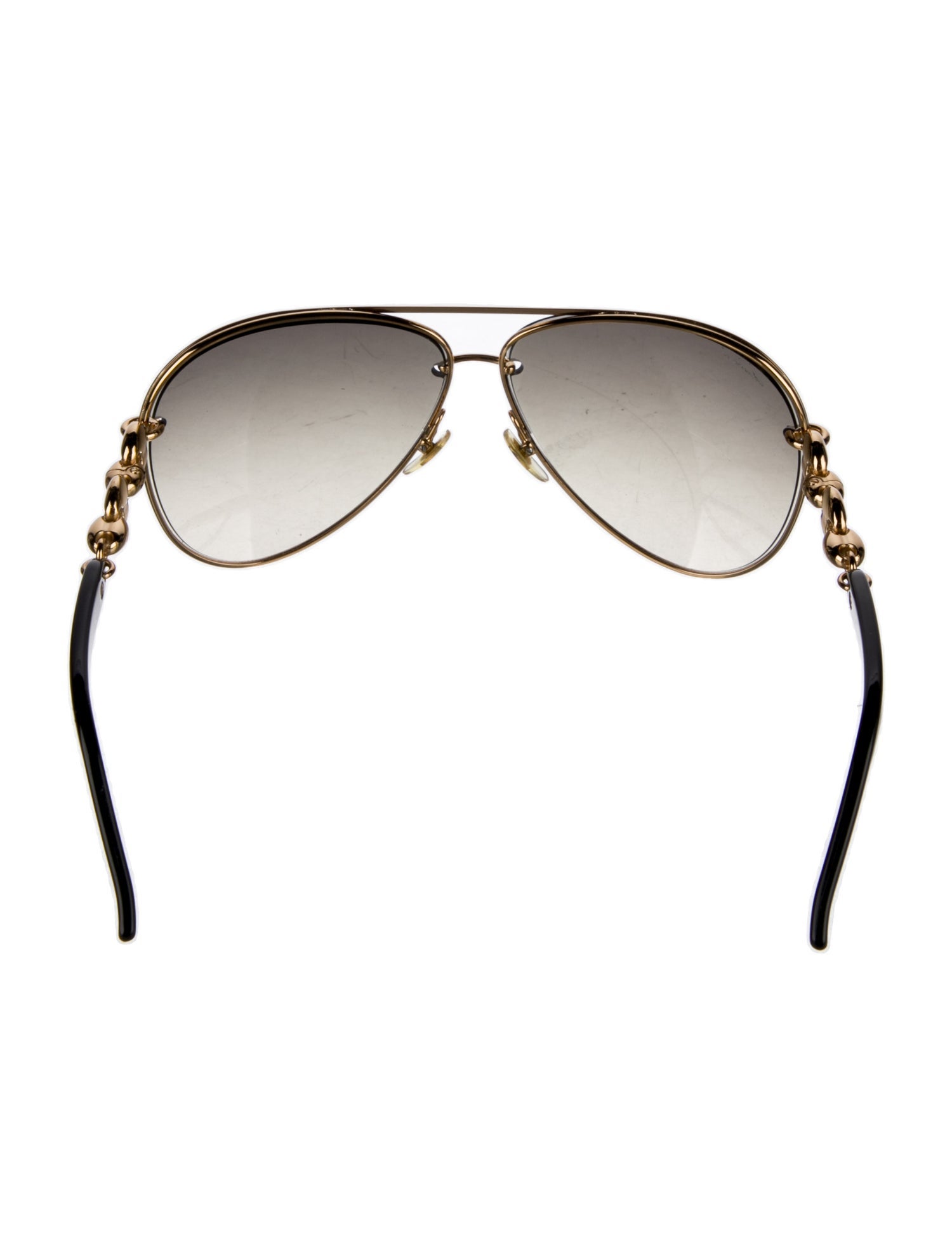 Gucci Marina Chain Accent Aviator Sunglasses