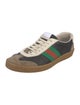Gucci Web Accent Leather Sneakers