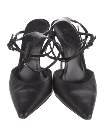 Gucci Leather D'Orsay Pumps