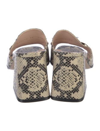 Gucci Horsebit Accent Leather Slides