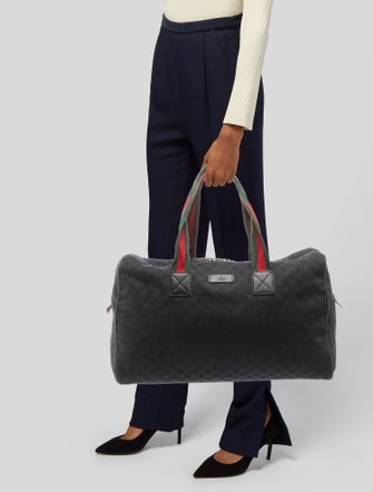 Gucci GG Canvas Weekender Bag