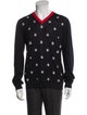 Gucci Bee Accent Wool Pullover