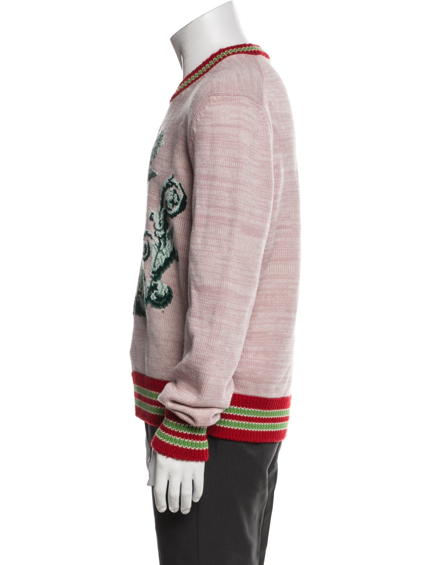 Gucci Wool Graphic Print Pullover