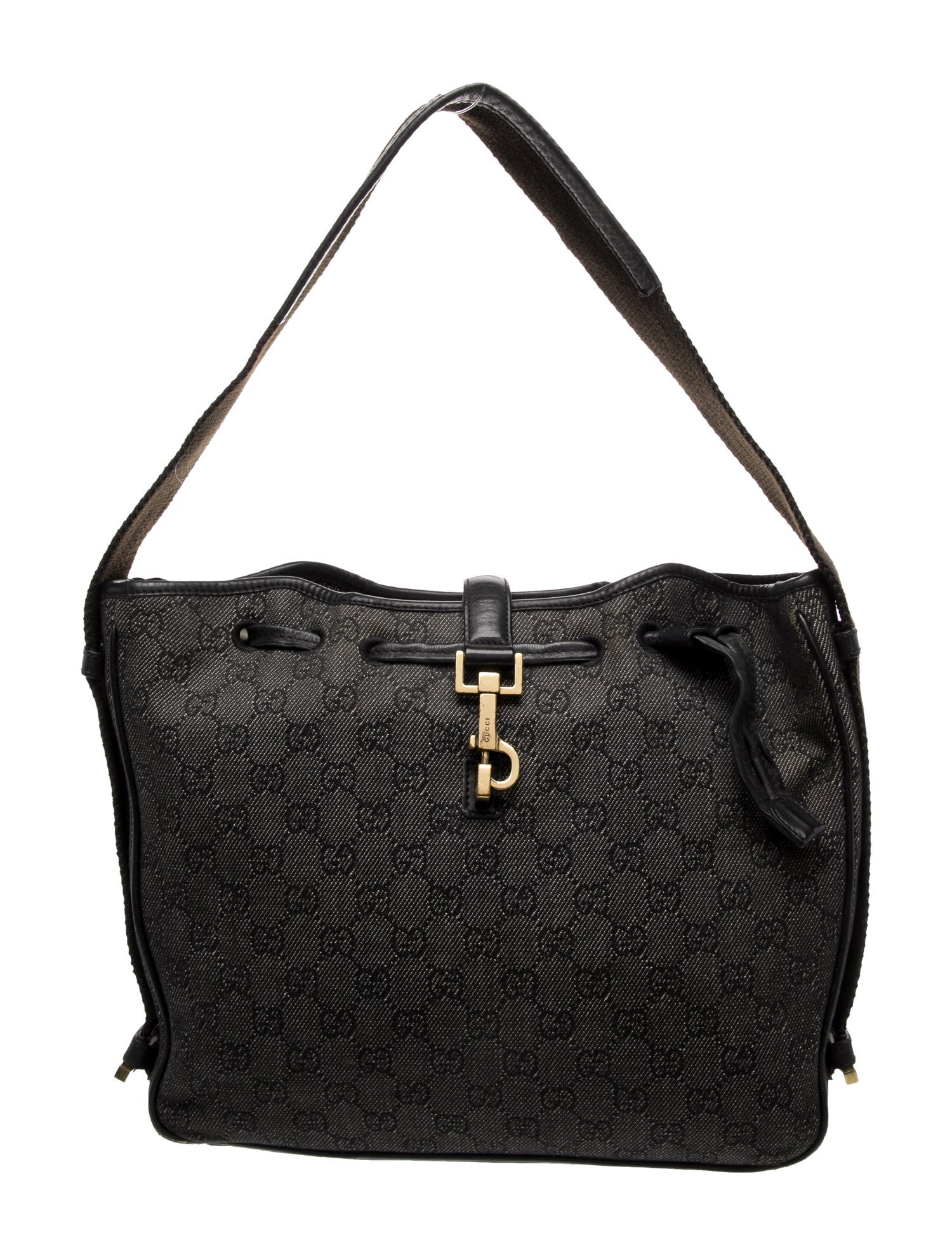 Gucci GG Denim Shoulder Bag