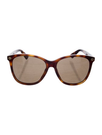 Gucci Interlocking G Logo Wayfarer Sunglasses