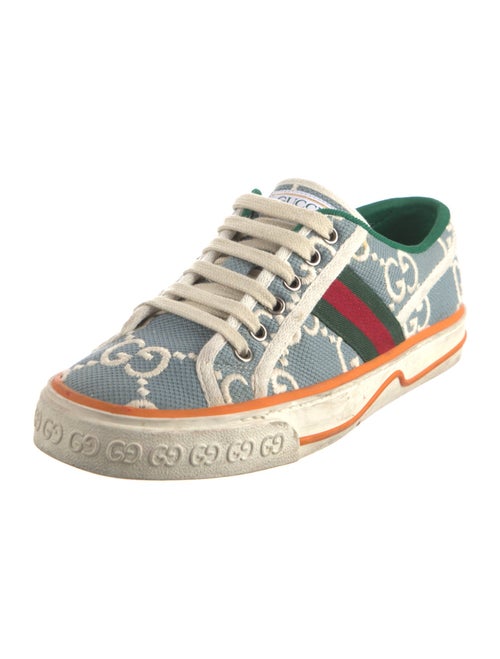 Gucci Web Accent Canvas Sneakers