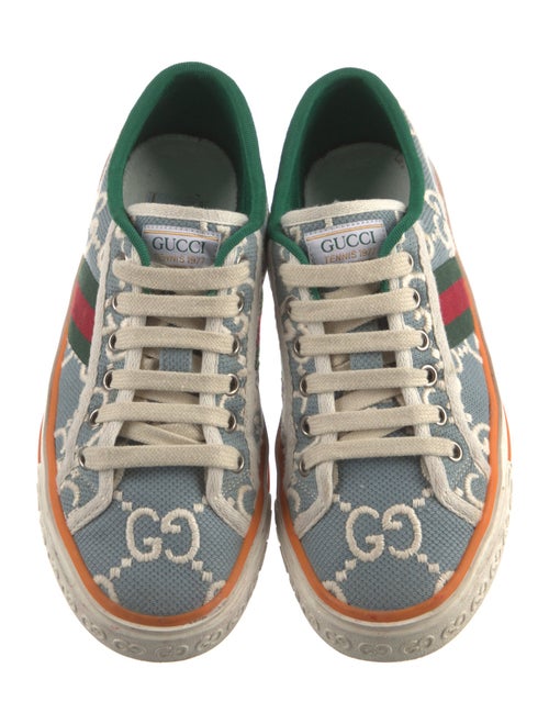 Gucci Web Accent Canvas Sneakers
