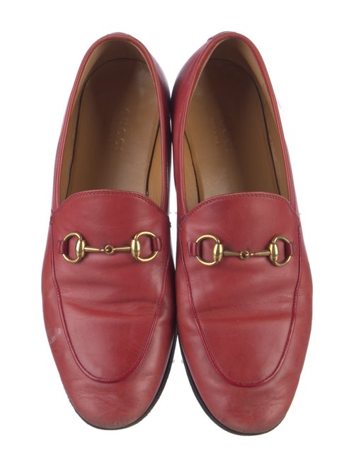 Gucci Horsebit Accent Leather Loafers