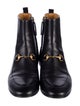 Gucci Horsebit Accent Leather Chelsea Boots