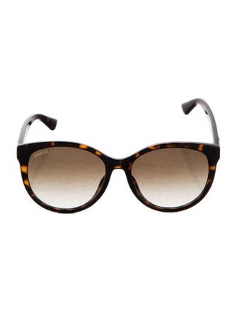 Gucci Double G Logo Oversize Sunglasses