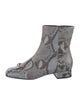 Gucci Snakeskin Animal Print Boots